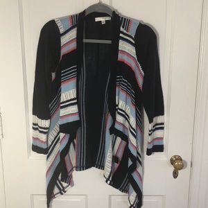 Colorful warm cardigan!